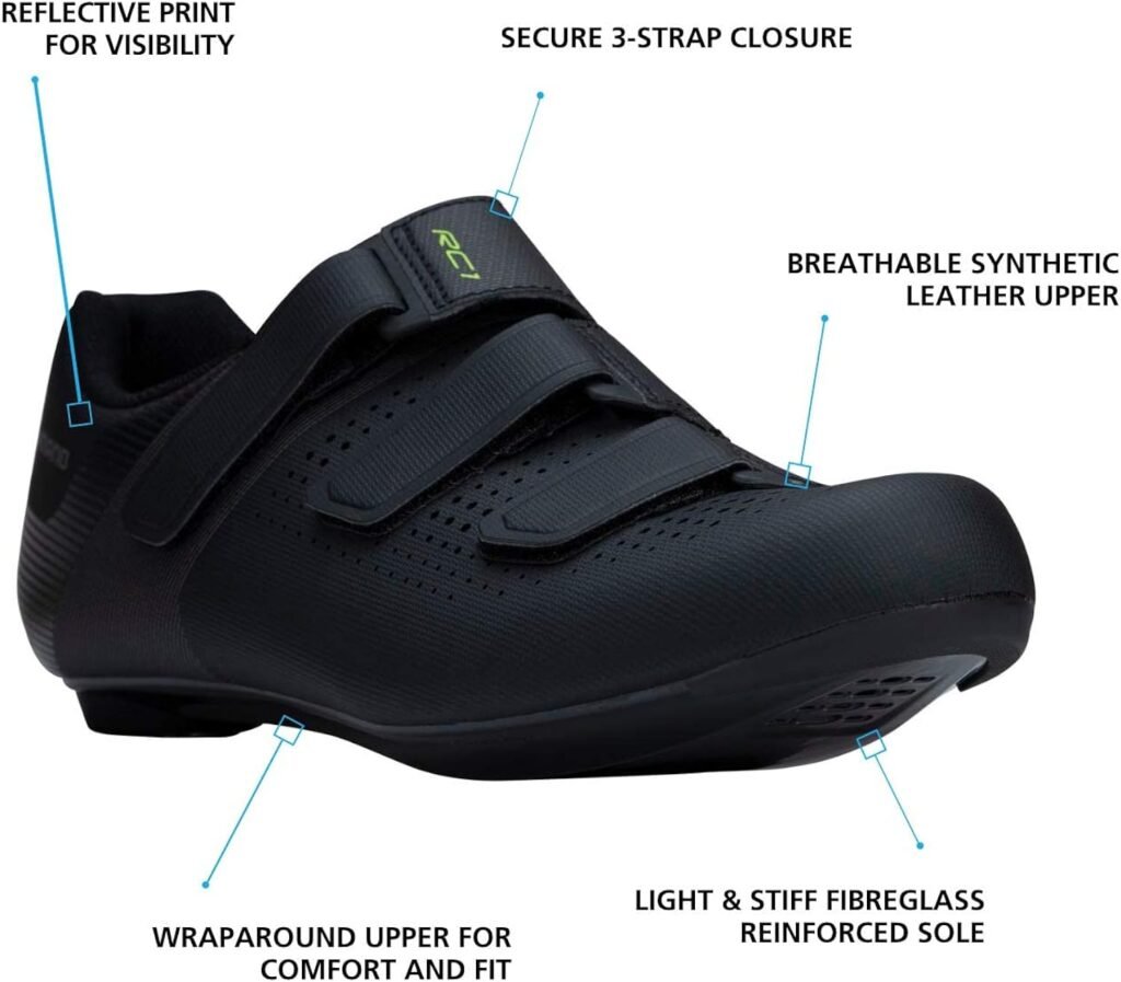 SHIMANO SH-RC100 Feature-Packed Entry Level Road Shoe