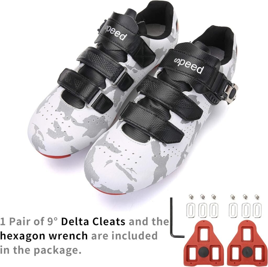 Unisex Cycling Shoes Compatible with pelaton Indoor Road Bike Shoes Riding Shoes for Men and Women Delta Cleats Clip Outdoor Pedal